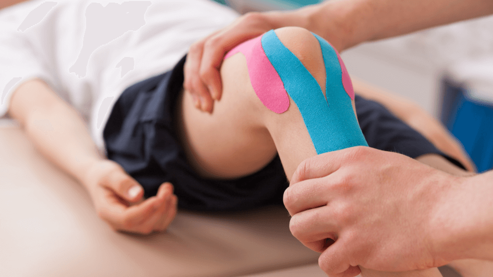 fisioterapia ginocchio bambino